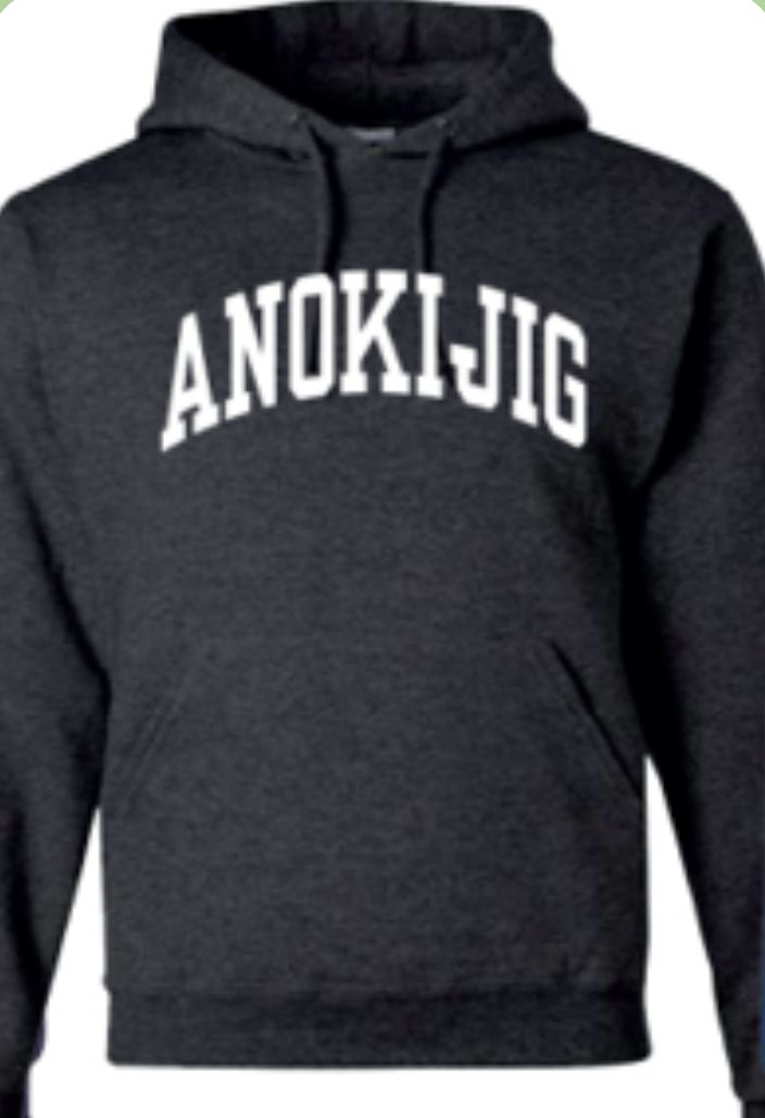Gray Anokijig Classic Hoodie
