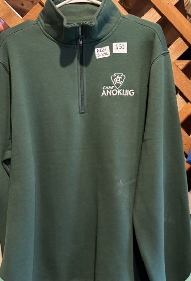 Green Quarter Zip