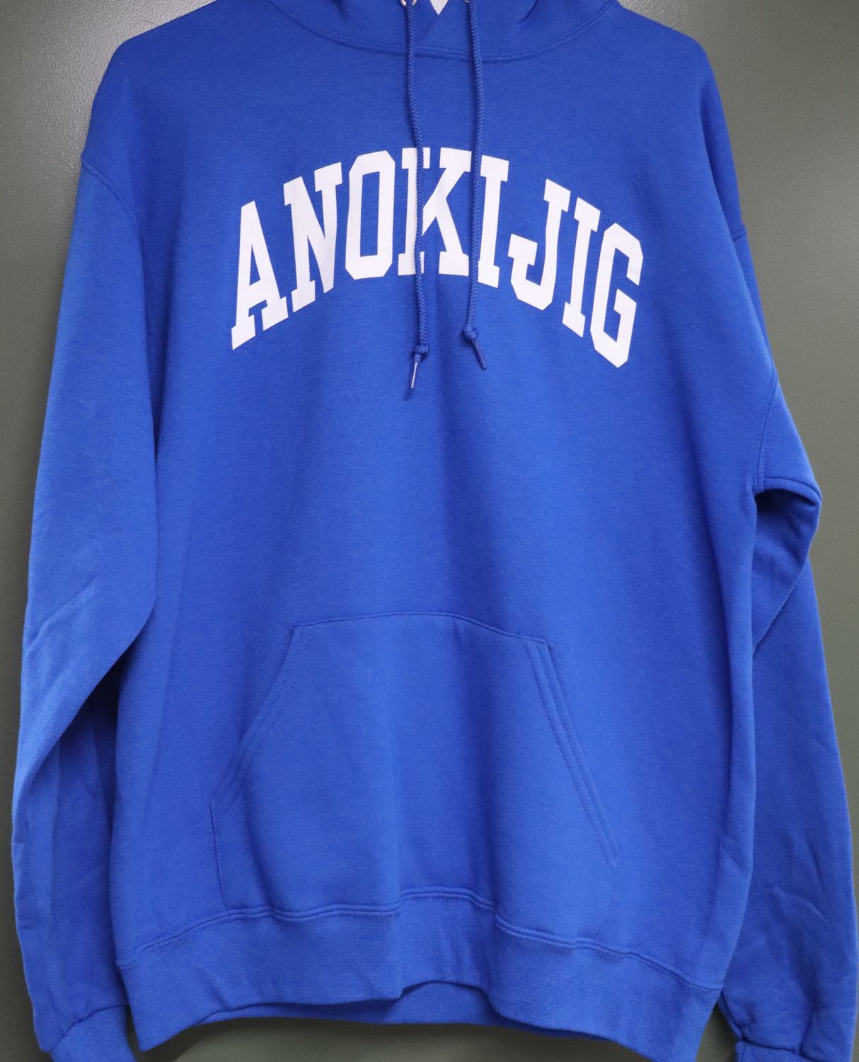 Blue Anokijig Classic Hoodie