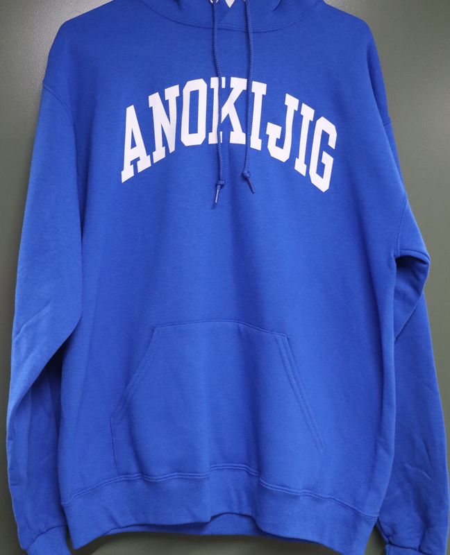Blue Anokijig Classic Hoodie