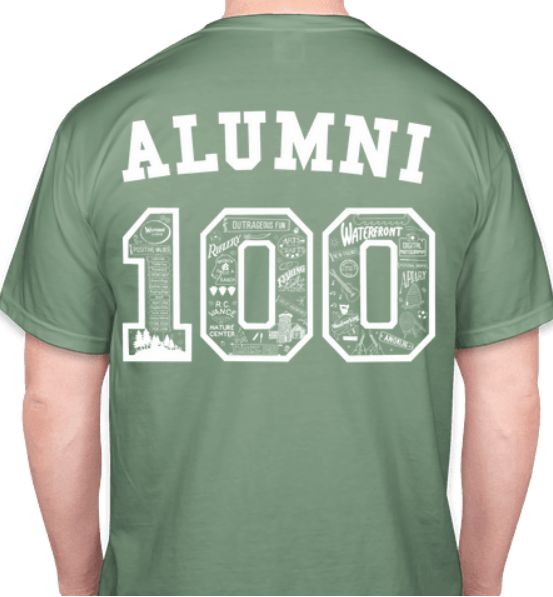 Green 100 Alumni Tee