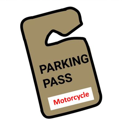 Parking Pass - For 1 Motorcycle