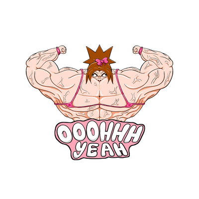 3&quot; Gym Flex Mommy Sticker