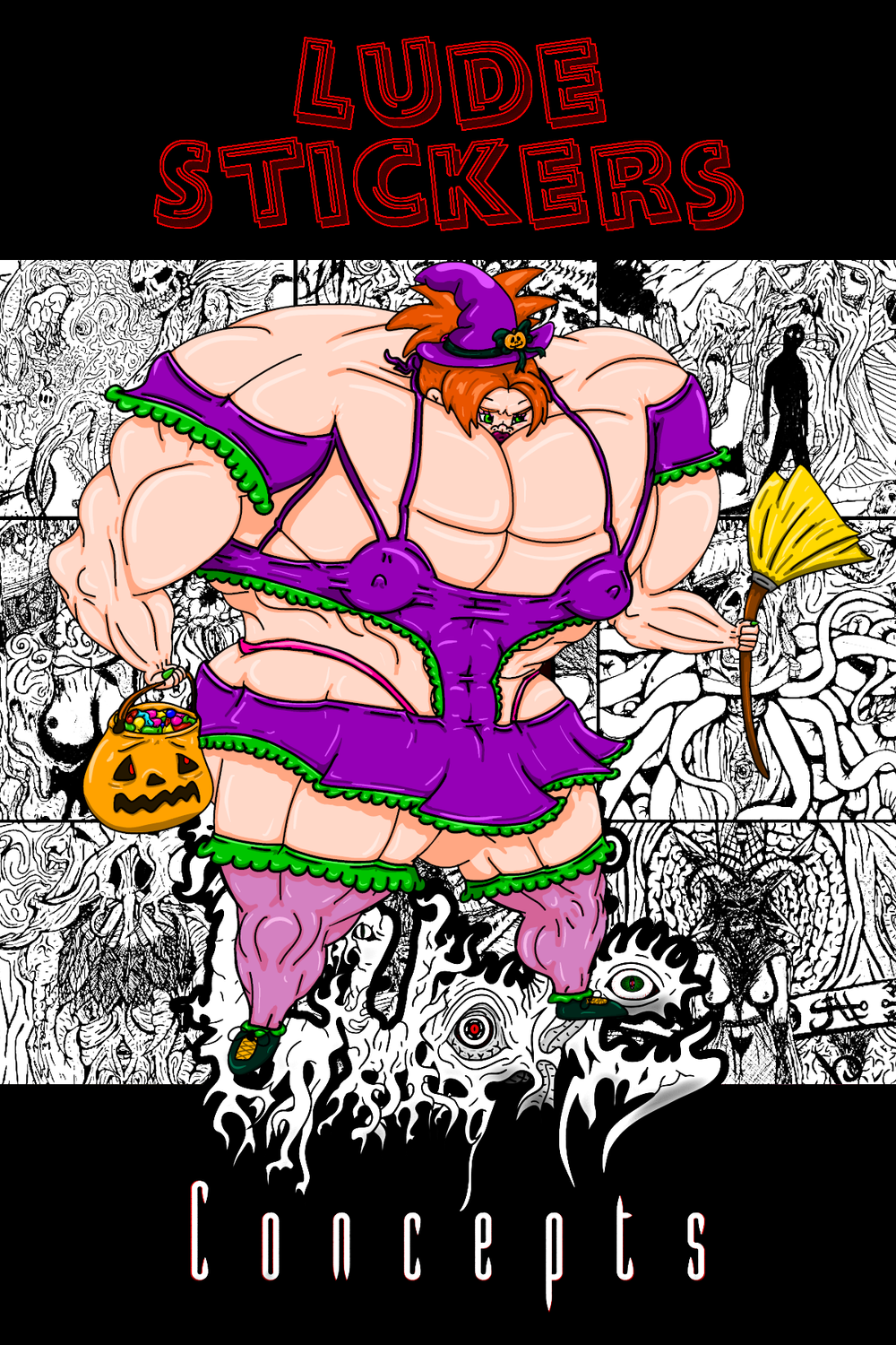 3&quot; Spookie Mommy Sticker