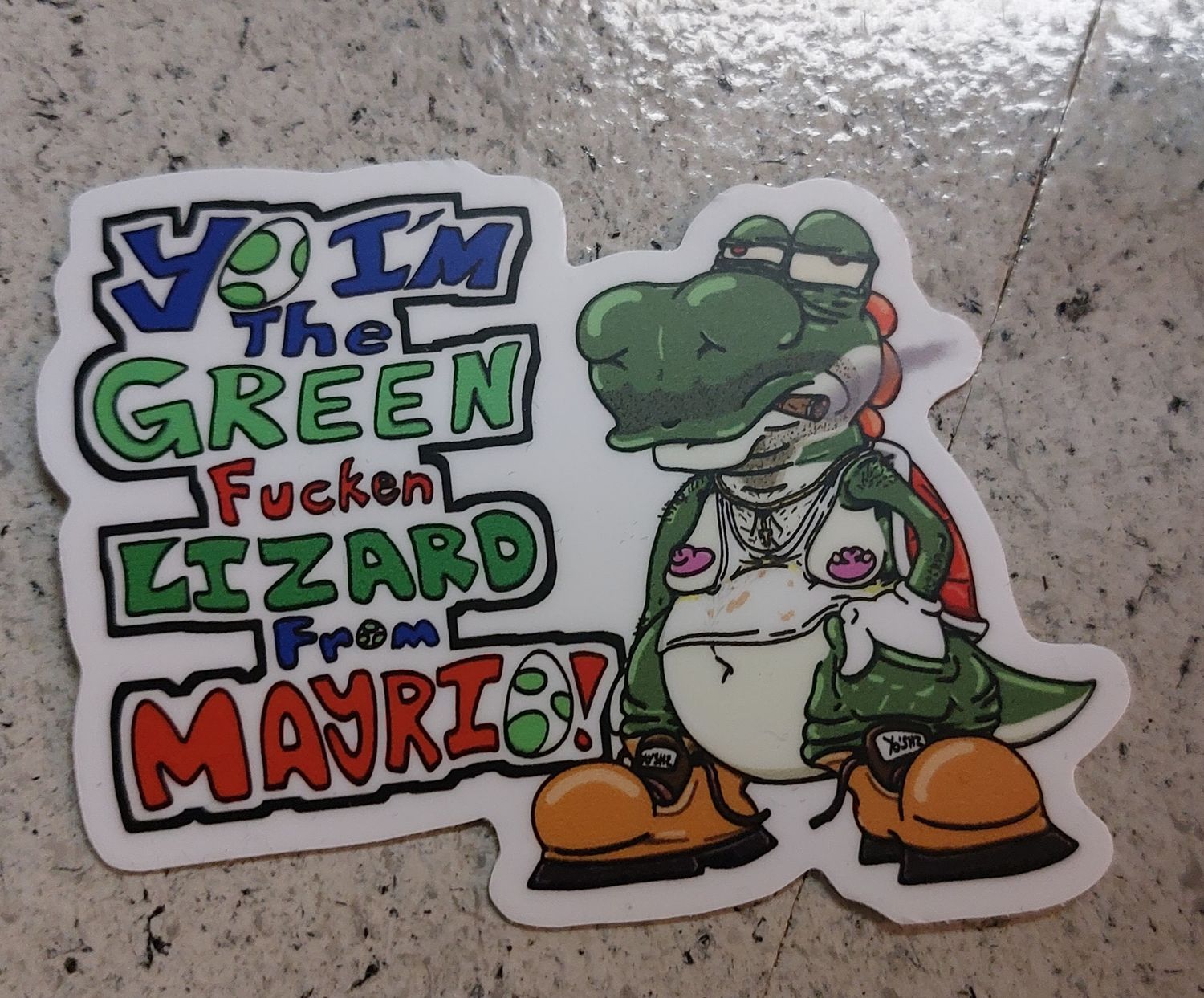3&quot; Green Lizard From Mayrio Sticker