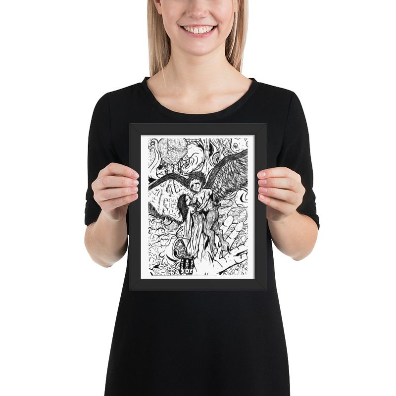 8" x 10" Melancholia Framed poster