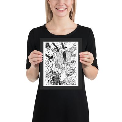 8" x 10" Malice in Longing Framed poster