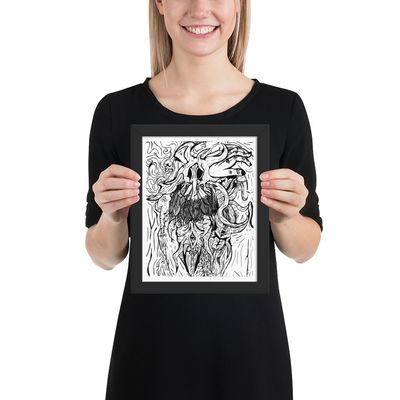 8" x 10" Maasaw's Judgment Framed poster