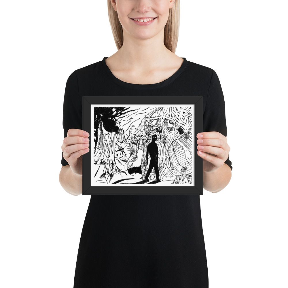 8" x 10" Nightwalker Framed poster