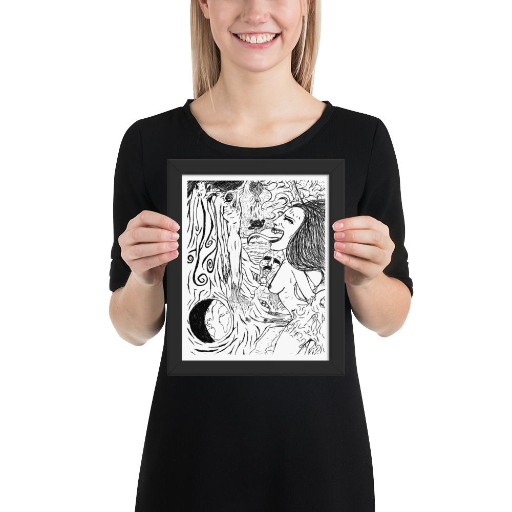 8" x 10" Isabella Framed poster