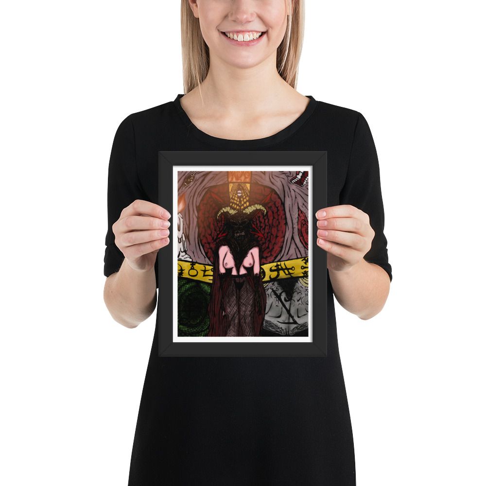 8" x 10" Ritual Colorized Framed poster