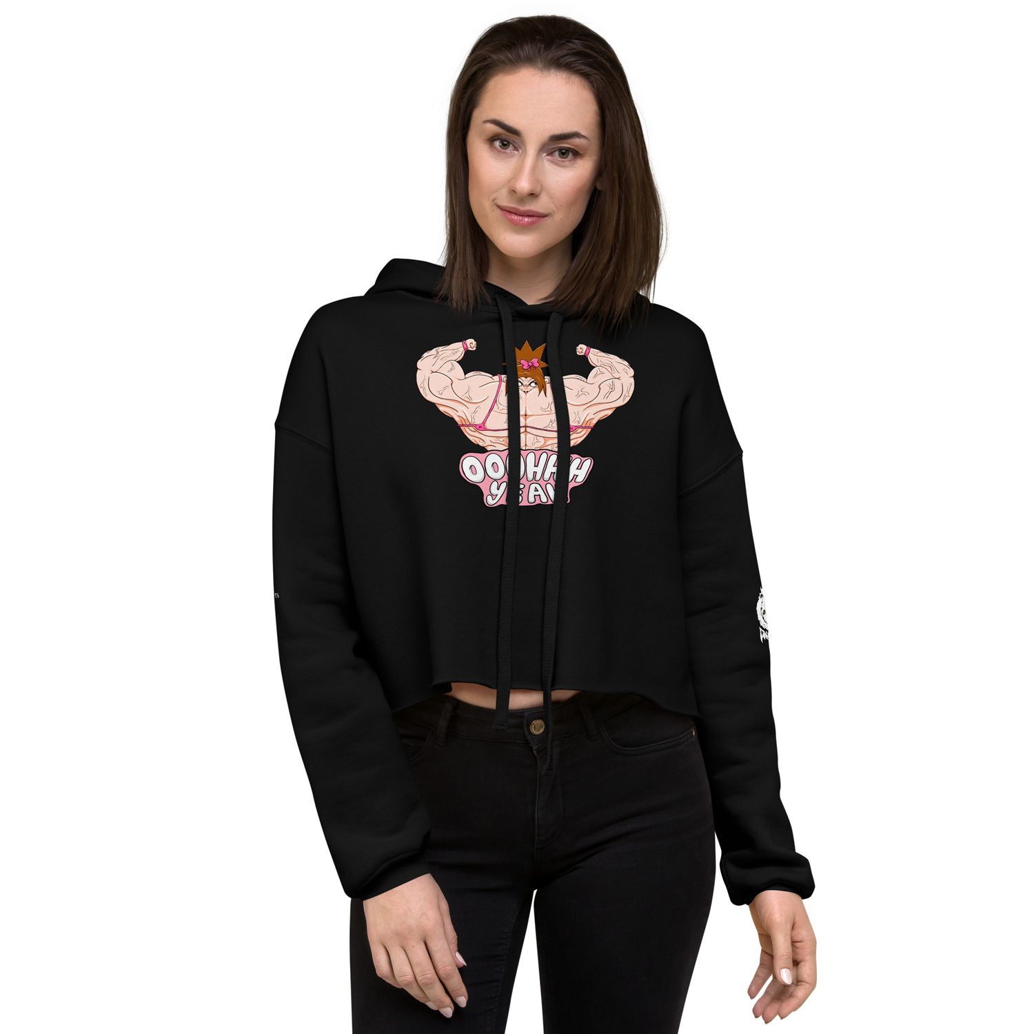 Muscle Mommy Queens Only Crop Hoodie [XL and 2XL OUT OF STOCK]