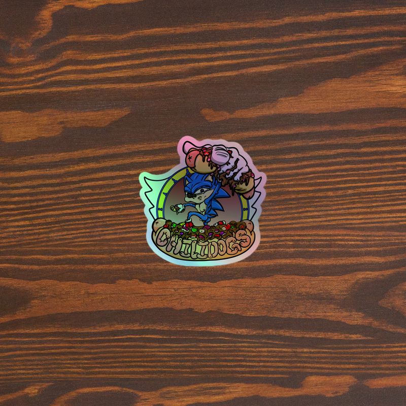 Chilidogs Holographic stickers