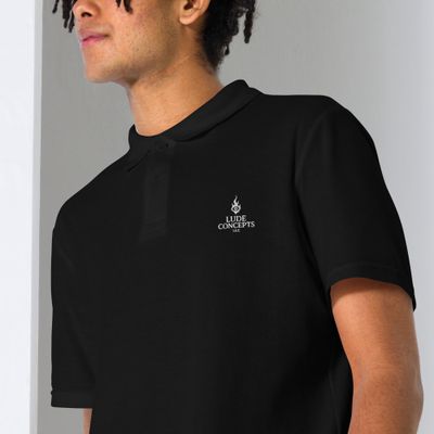 Lude Concepts LLC Embroidered Unisex pique polo shirt