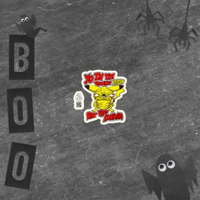 The Yellow Rat from Pokemanz stickers