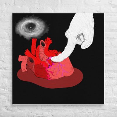 Aching Heart Canvas