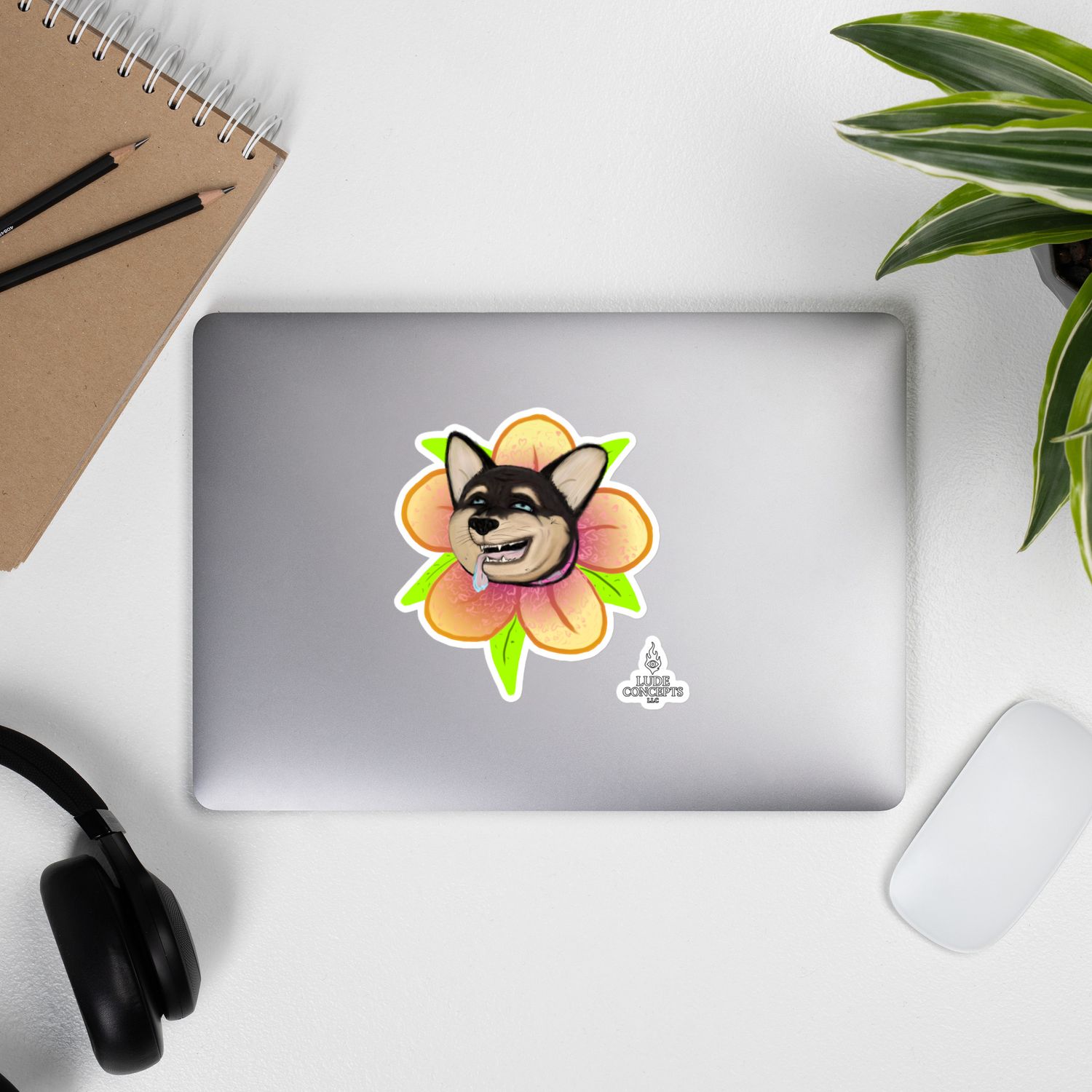 Foral Muffin Bubble-free stickers