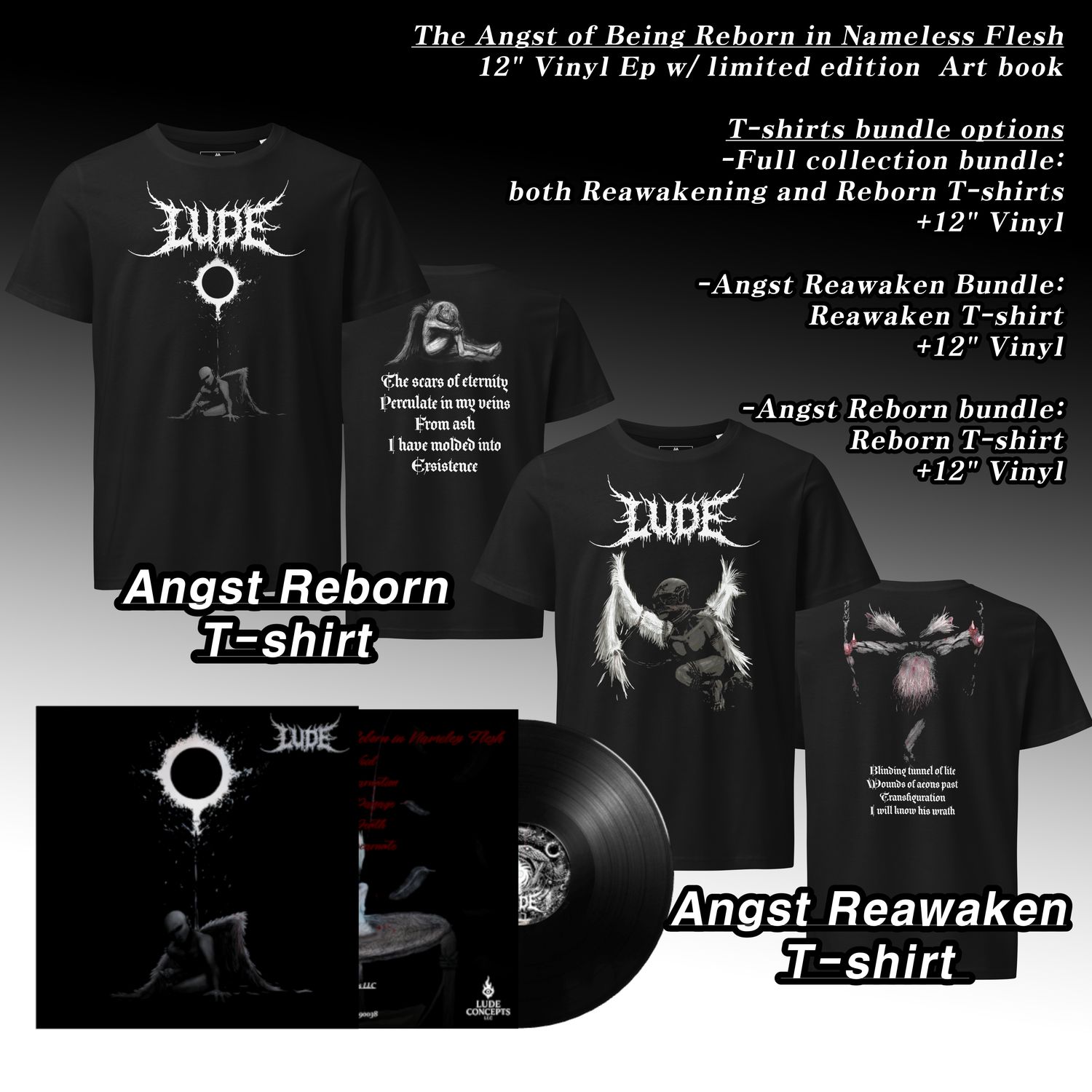 LUDE: The Angst of Being Reborn in Nameless Flesh Vinyl EP