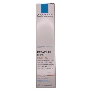 LA ROCHE-POSAY - EFFACLAR DUO(+) UNIFIANT Medium CREAM WITH PACK OPTIONS