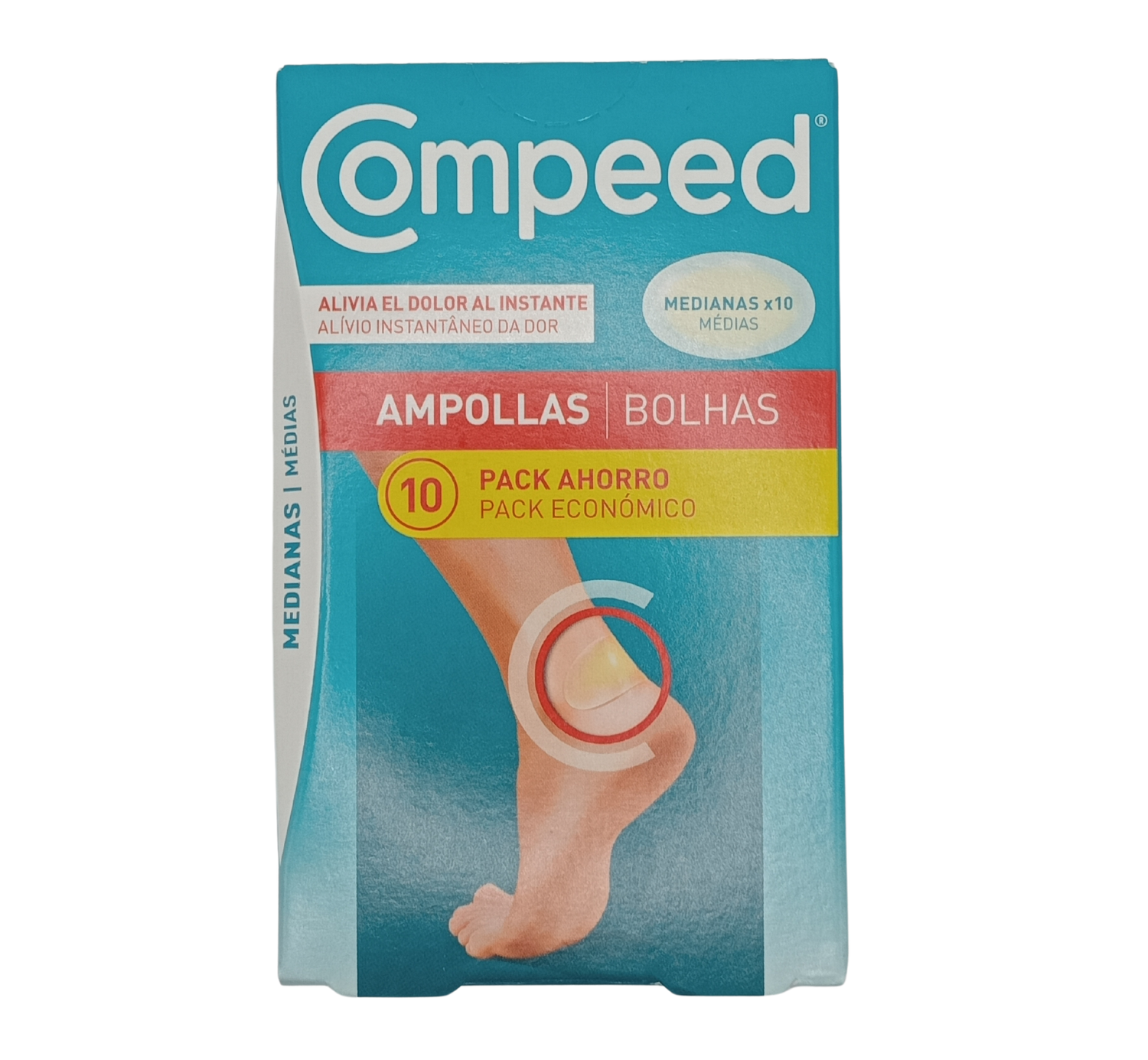 COMPEED AMPOULES MOYENNES PACK ÉCONOMIE DE 10 UNITÉS