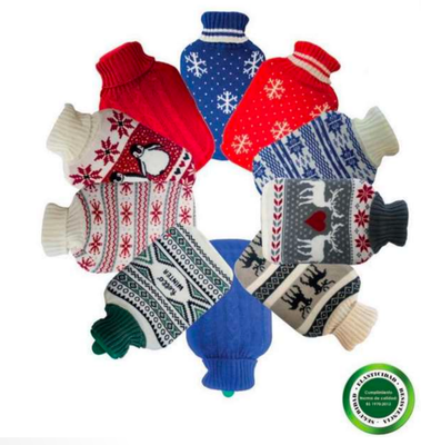 HOT WATER BAG WITH WOOL LINING