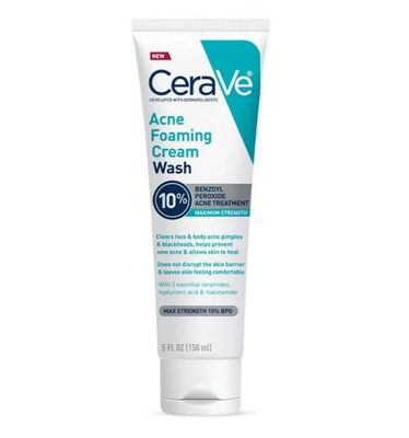 CERAVE - ACNE FOAMING CREAM WASH 10% 150ML