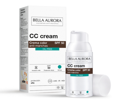 BELLA AURORA - CC CREAM SPF50+ OIL FREE