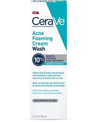 CERAVE - ACNE FOAMING CREAM WASH 10% 150ML