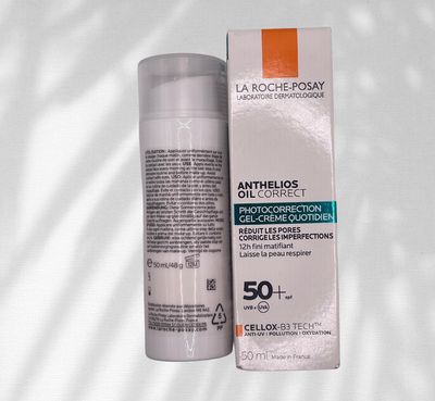 LA ROCHE-POSAY - Crema ANTHELIOS OIL CORRECT SPF 50+ con opción de Packs
