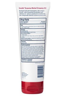 CERAVE - ECZEMA RELIEF CREAMY OIL 236ML