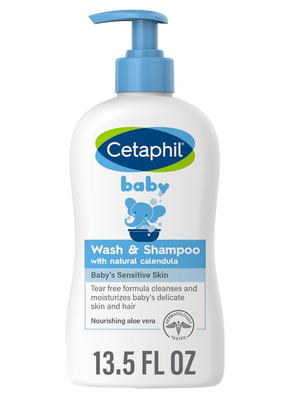 CETAPHIL - BABY WASH &amp; SHAMPOO À LA CALENDULA 399ML