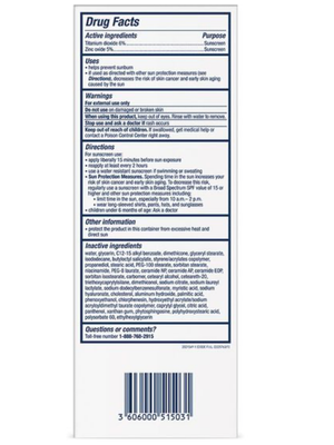 CERAVE - HYDRATING MINERAL SUNSCREEN SPF 30 FACE LOTION 50ML