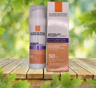 LA ROCHE-POSAY - Crema ANTHELIOS PIGMENT CORRECT MEDIUM SPF 50+ con opción de Packs