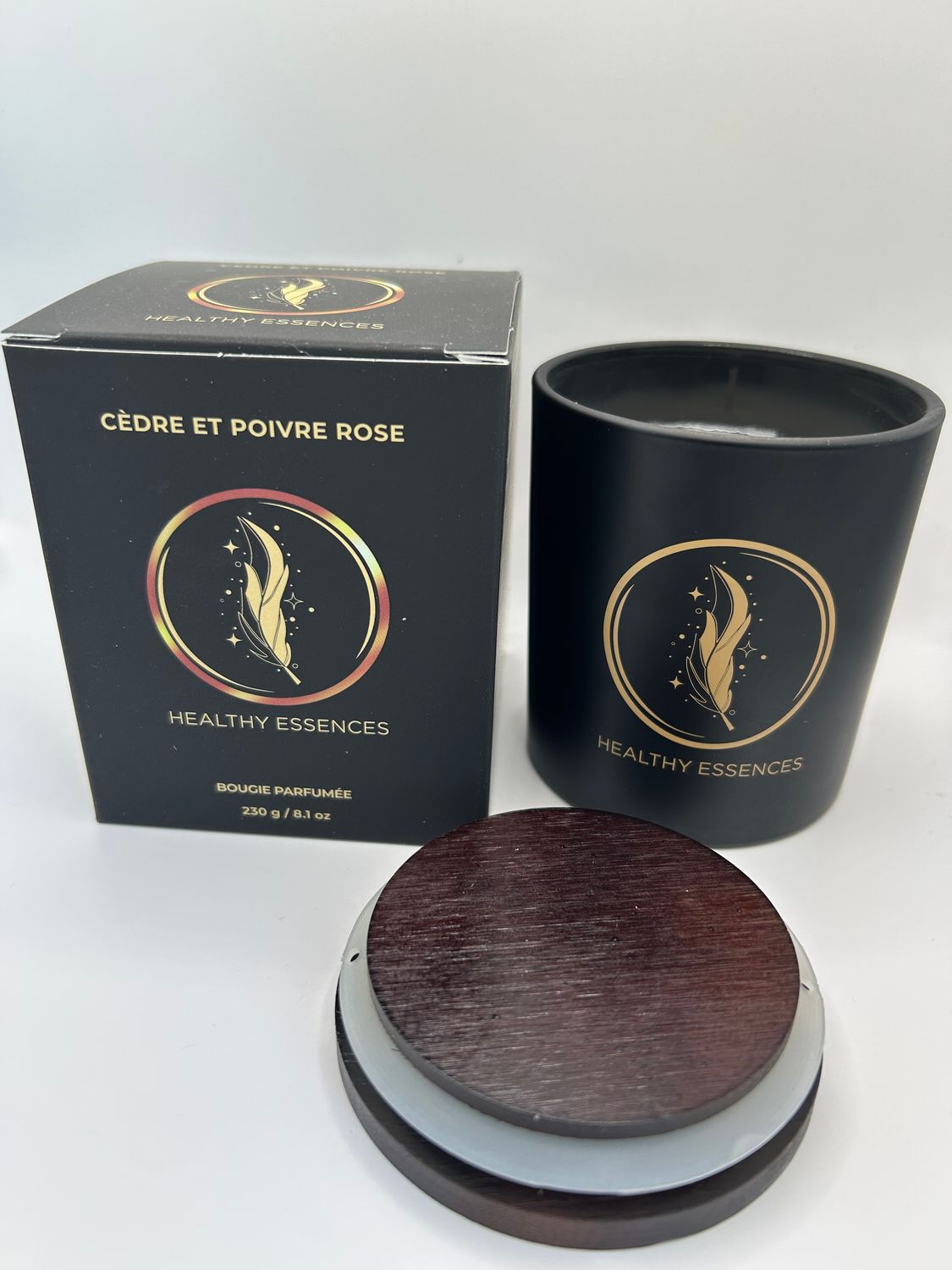 HEALTHY ESSENCES® - AROMATIC CANDLES - 230 g, 50+ hours