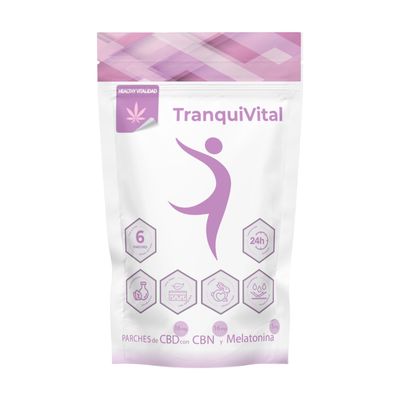 HEALTHY VITALIDAD® TRANQUIVITAL - CBD AND CBN WITH MELATONIN PATCHES