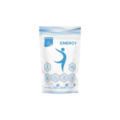 HEALTHY VITALIDAD® ENERGY PATCHS DE CBD, NMN ET CoQ10