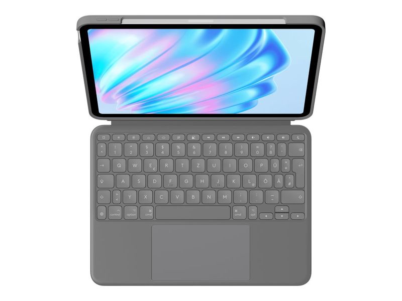 LOGITECH Combo Touch für iPad Air 11" (M2 und M3), iPad Air (5. Generation) grey