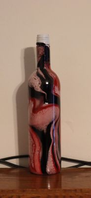 Dipped decorative bottle