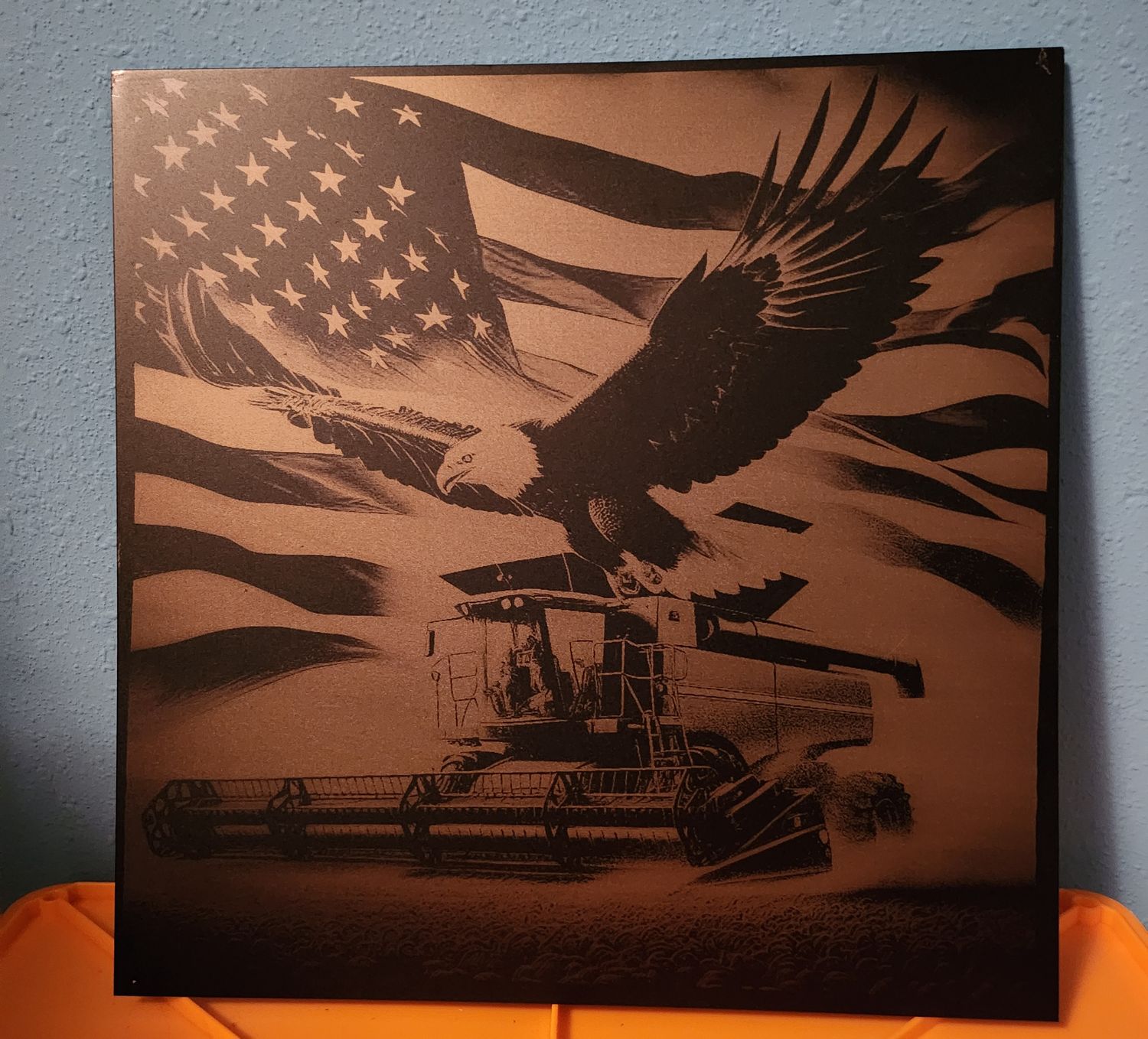 Laser engraved aluminum