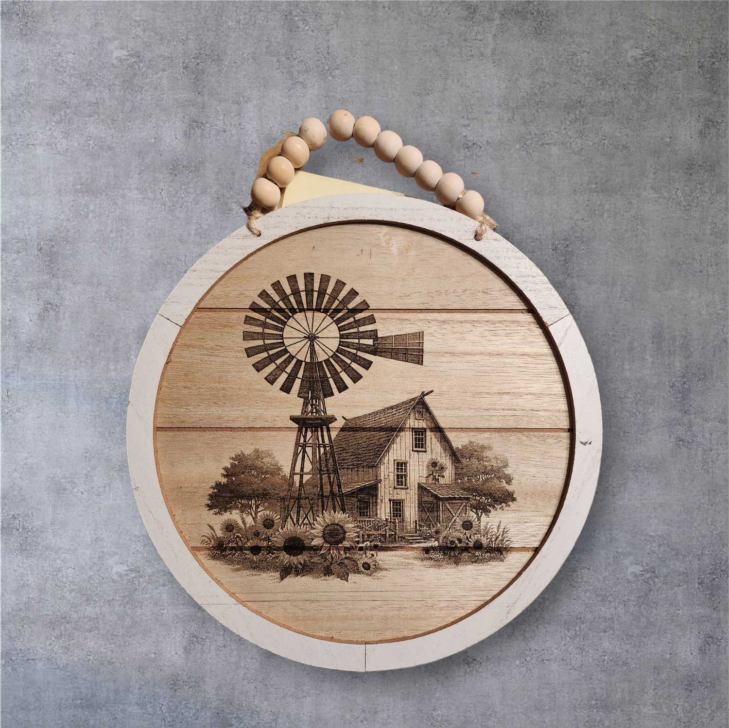 Laser engraved decor