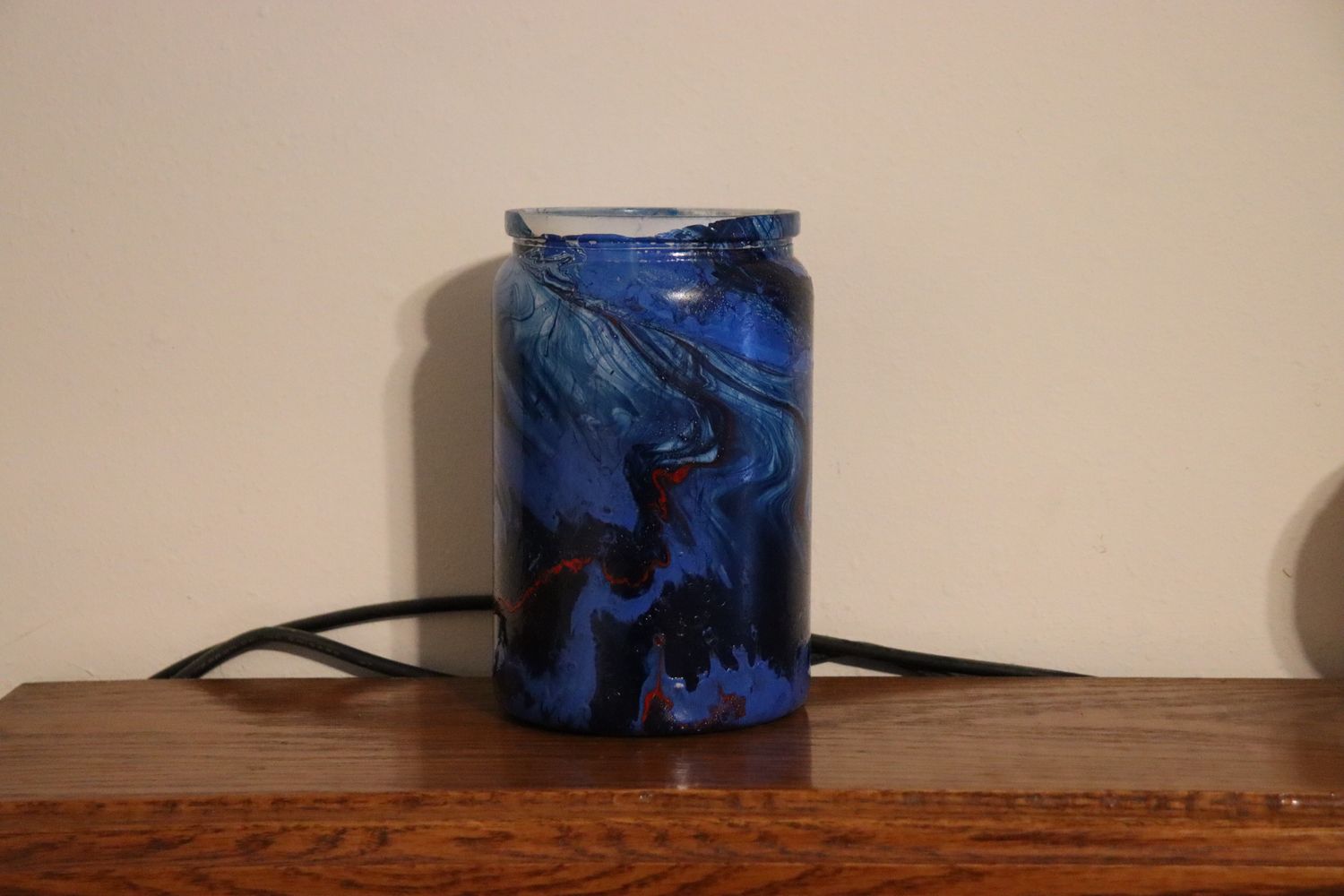 Dipped decorative vase
