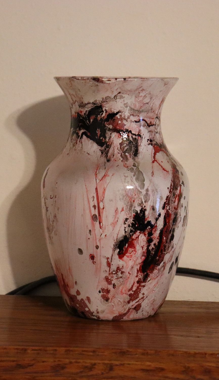 Dipped decorative vase