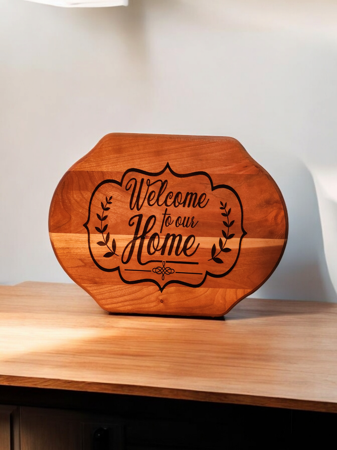 Laser engraved wall decor