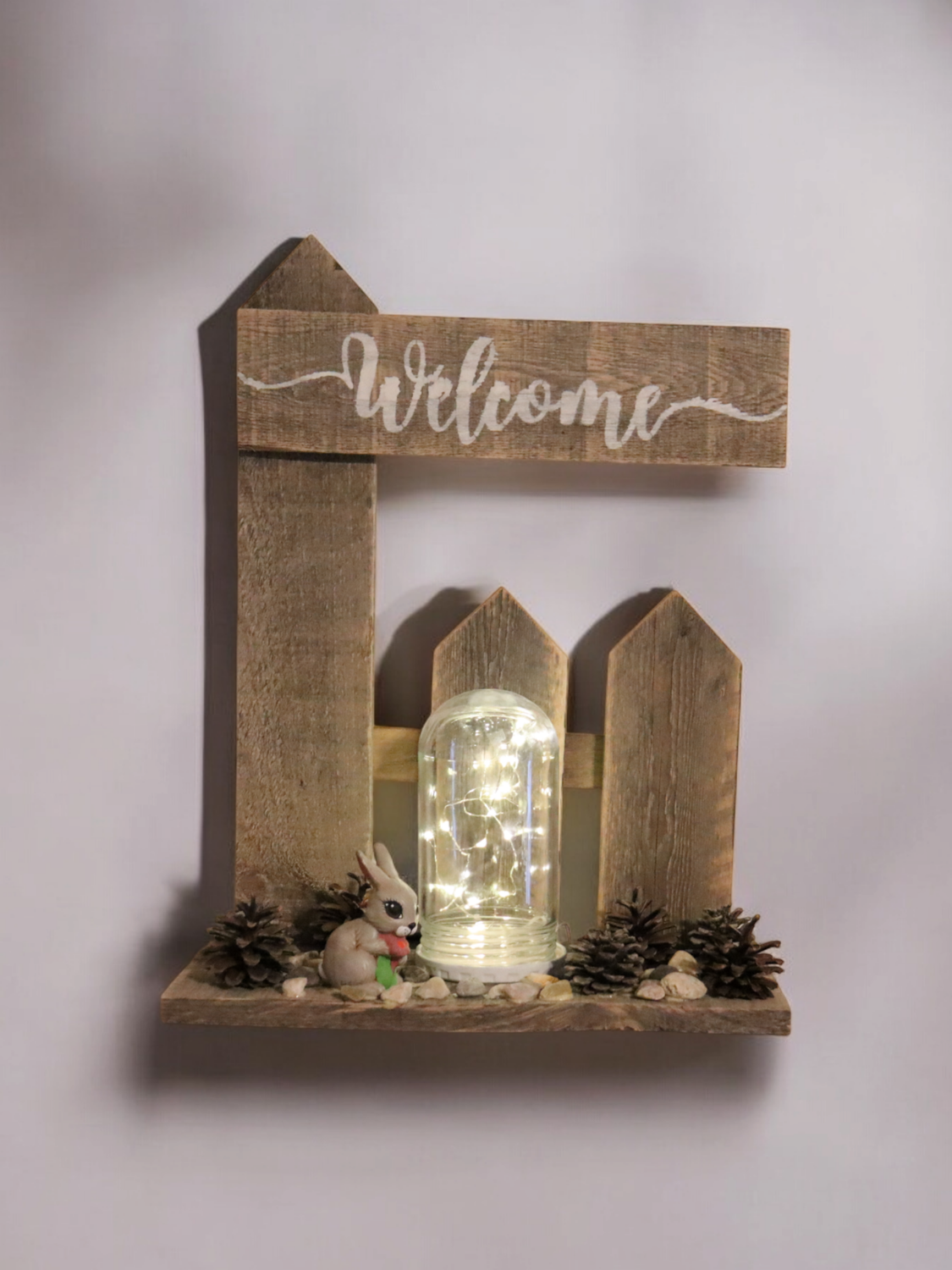 Mini indoor welcome sign