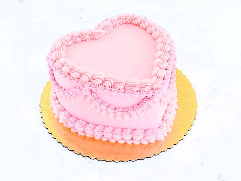 Vintage Heart Cake