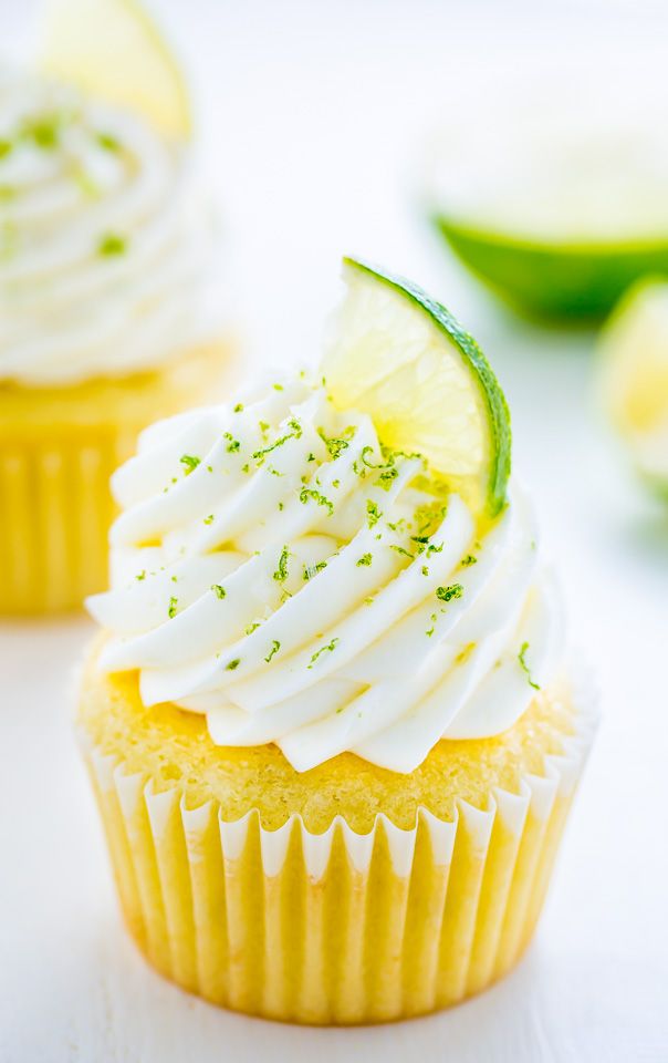 12 Lime Twist Cupcakes