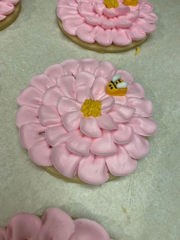 12 Flower Sugar Cookies