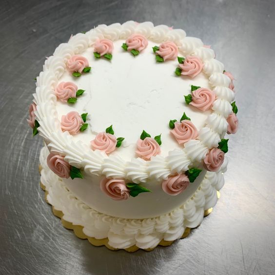 Simple Floral Cake