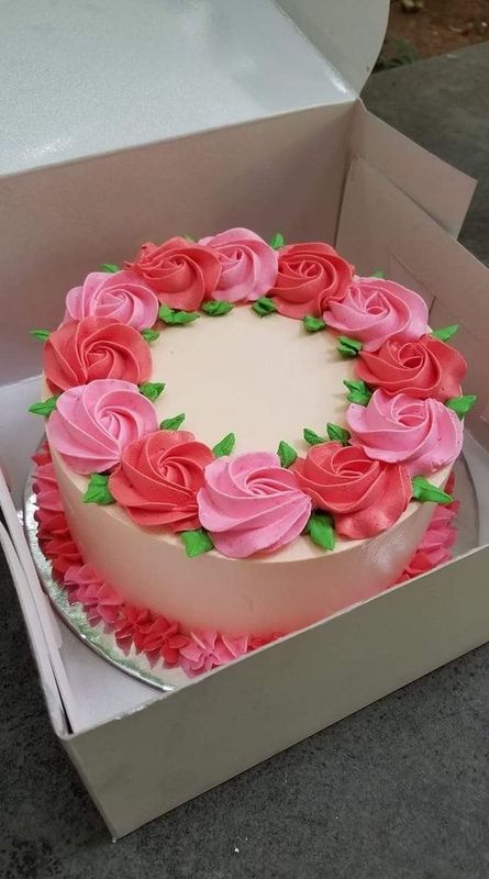Simple Rose Cake