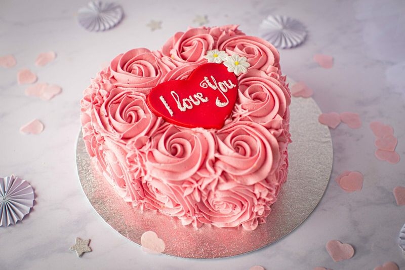 I Love You Cake